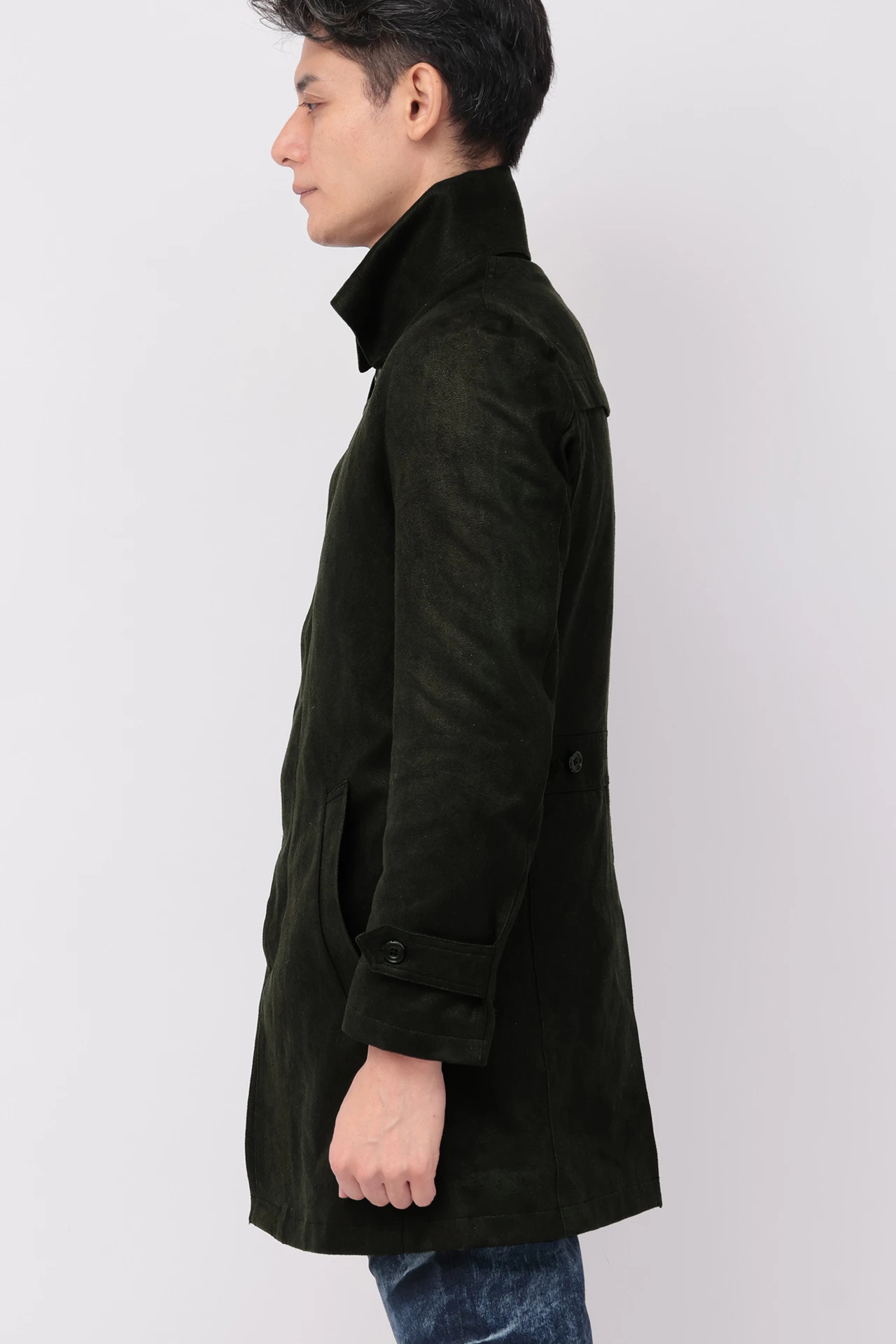 TORNADO MART∴T/Cスェードライナー付き返し衿コート / TORNADO MART