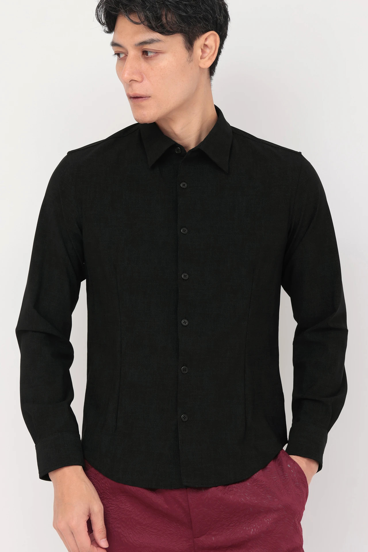 TORNADO MART∴ハイテンションムラデニムプリントシャツ / TORNADO