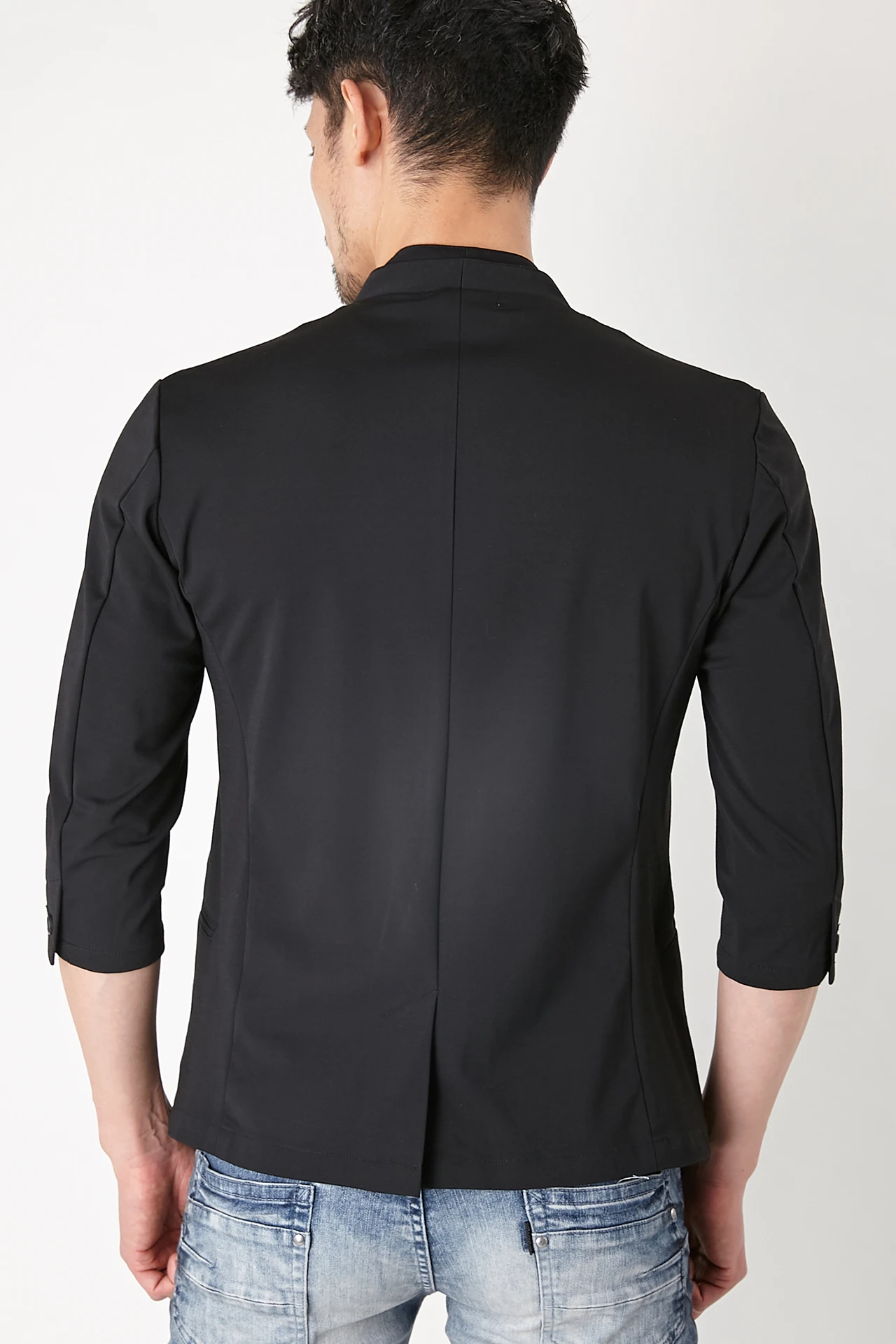 TORNADO MART∴ノーカラーホックカットジャケット / TORNADO MART