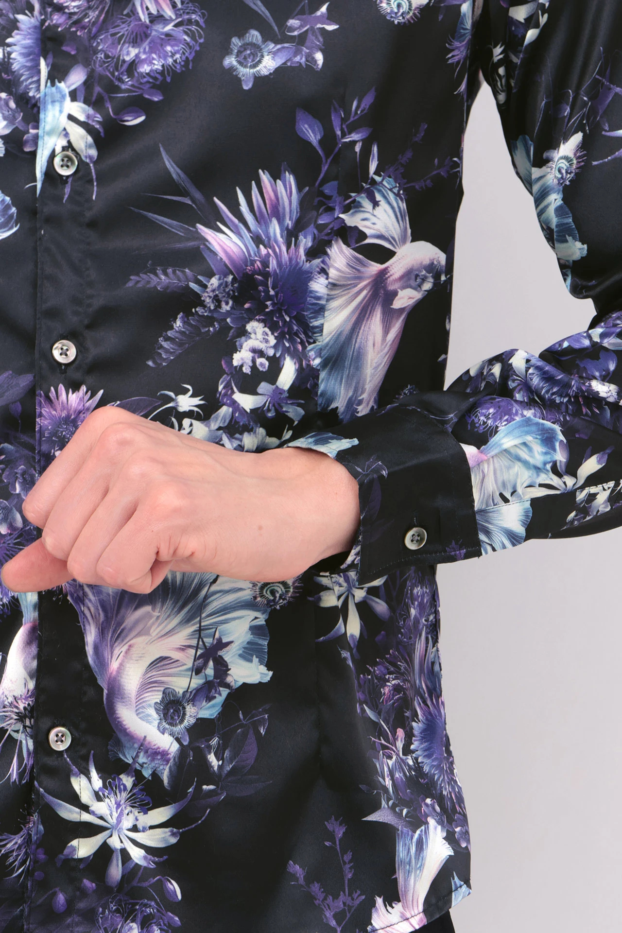 TORNADO MART∴アクアフラワープリントシャツ / TORNADO MART