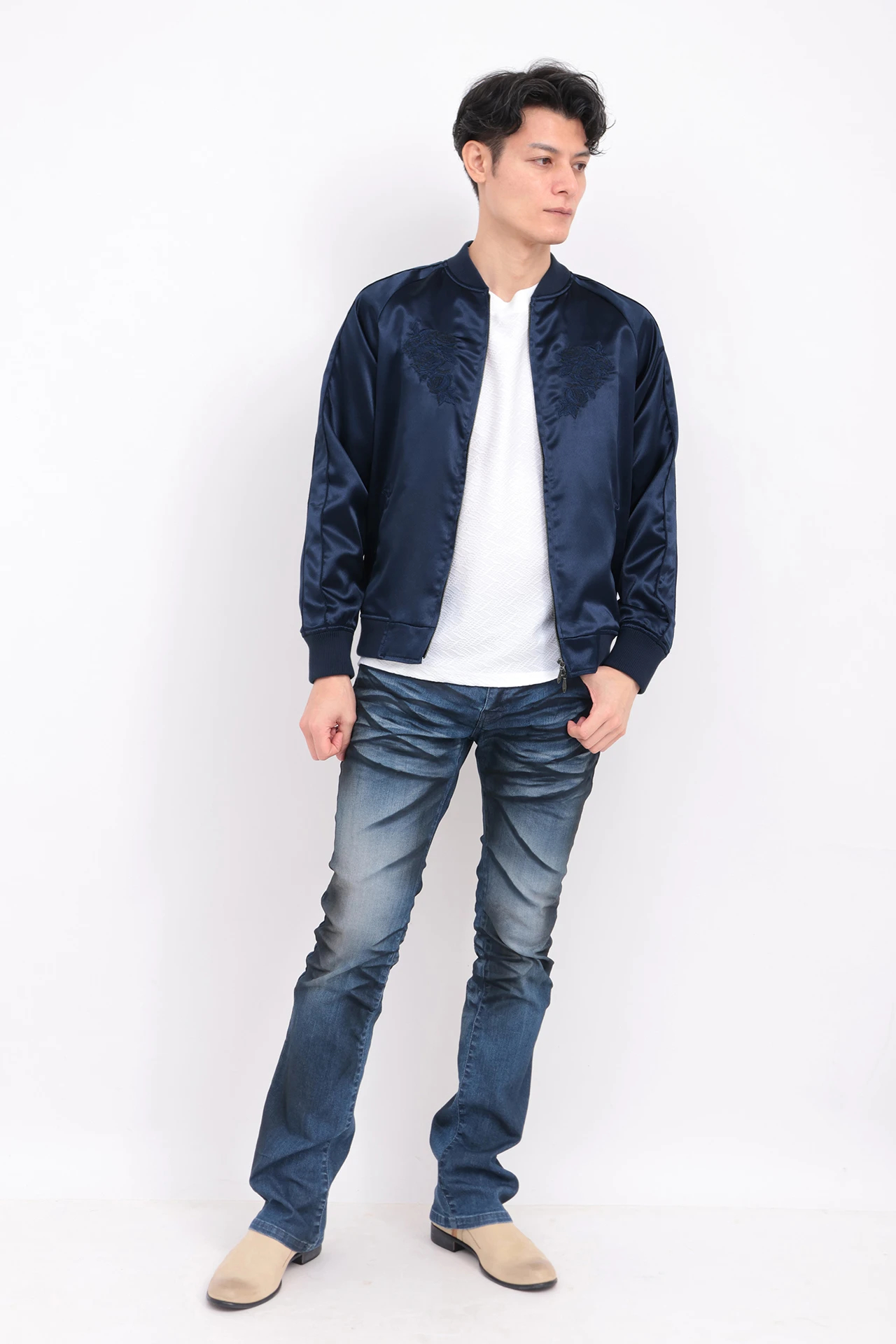 TORNADO MART∴ブラックサーフスカジャン / TORNADO MART（トルネード