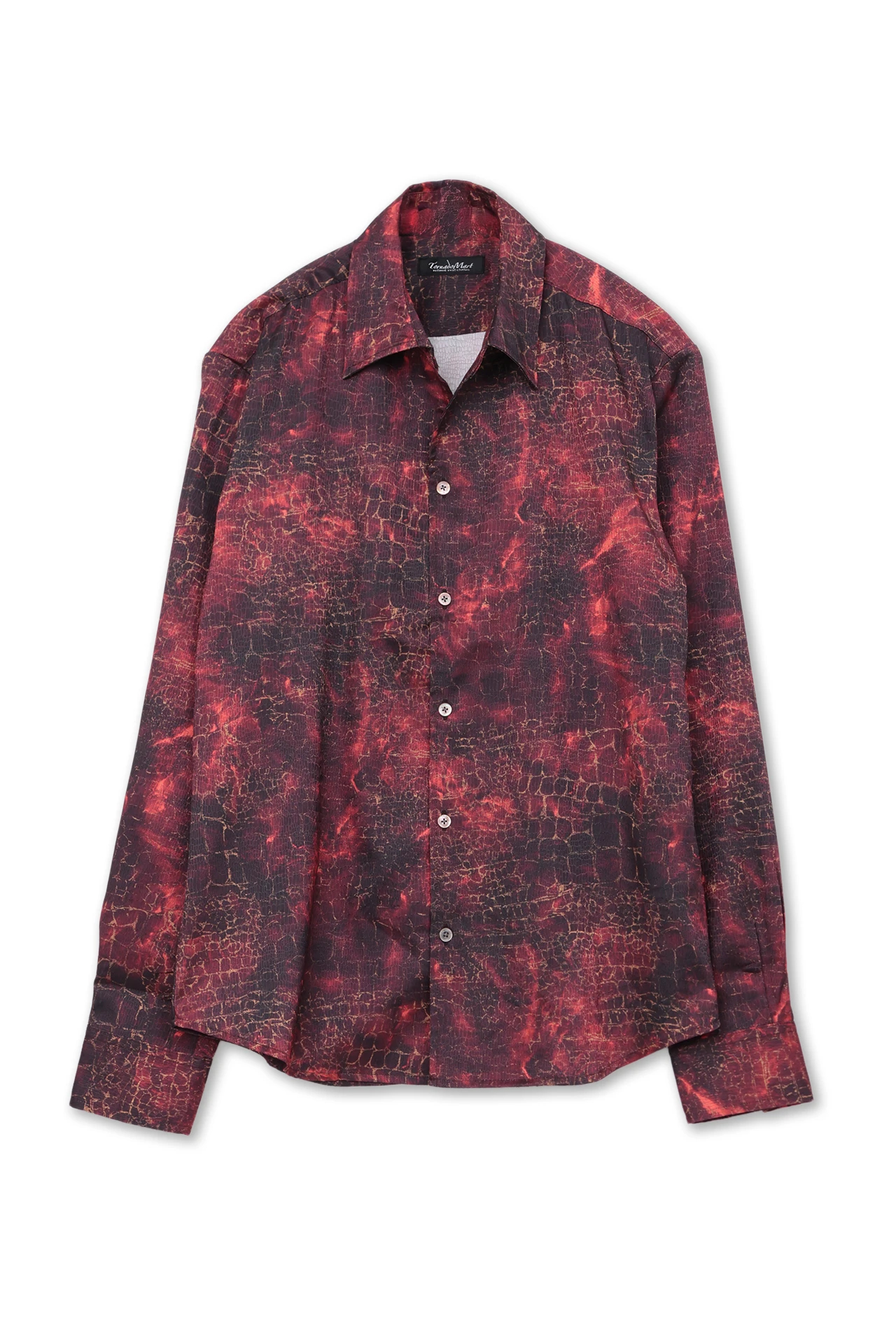TORNADO MART∴マーブルクロコダイルプリントシャツ / TORNADO MART