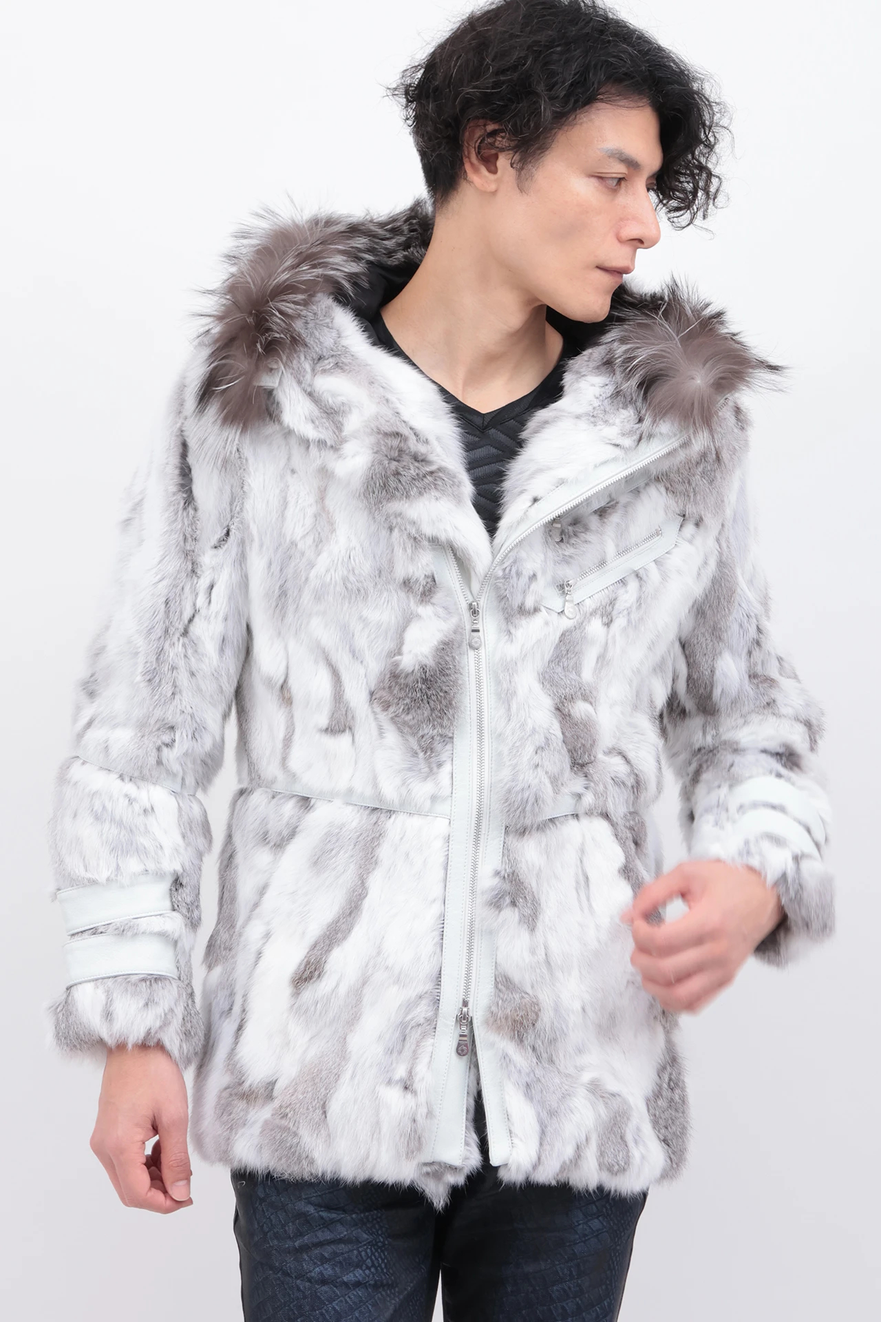 TORNADO MART∴ハーフラックスラビットファーブルゾン / TORNADO MART