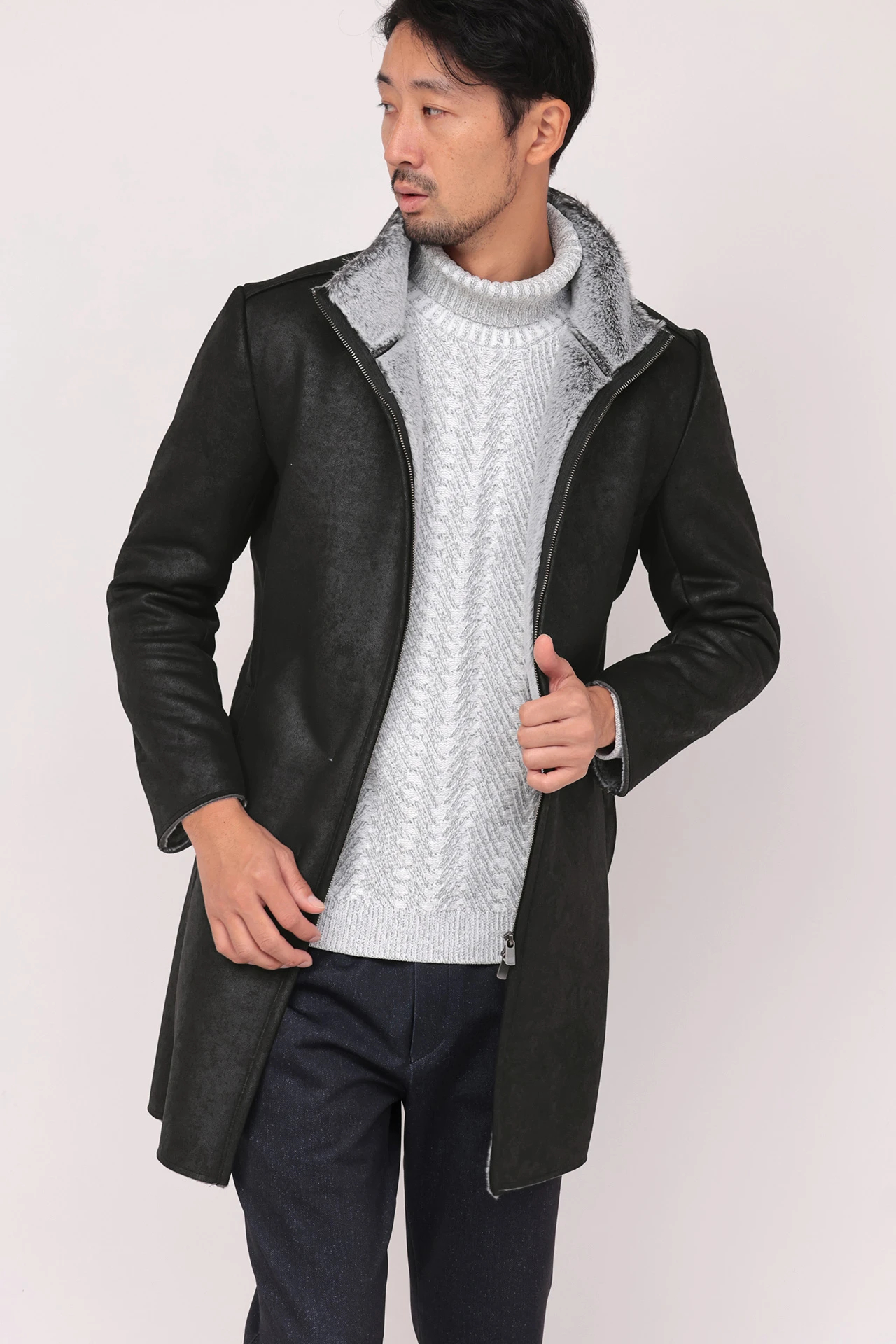 HIGH STREET∴フェイクムートンスタンドコート / HIGH STREET（ハイ