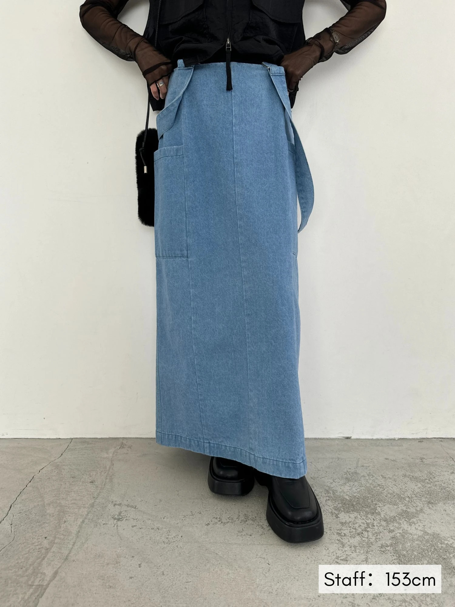 2way Denim Jumper Skirt / TRUNC 88（トランクエイティーエイト）の