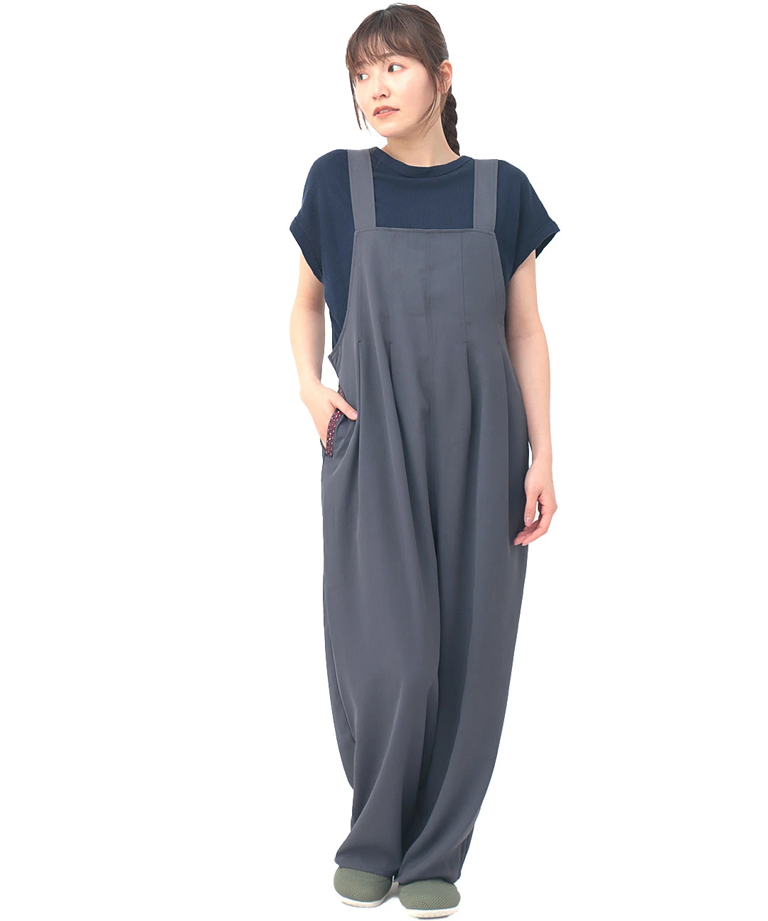 フロントタックサロペットパンツ / サロペット・オーバーオール