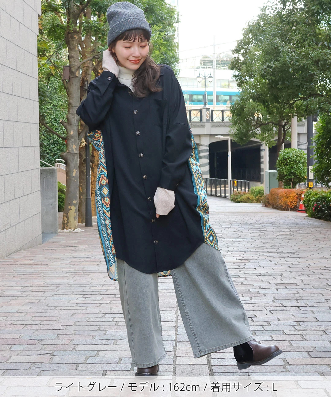 デニムバギーパンツ / パンツ | エスニックファッション＆雑貨の