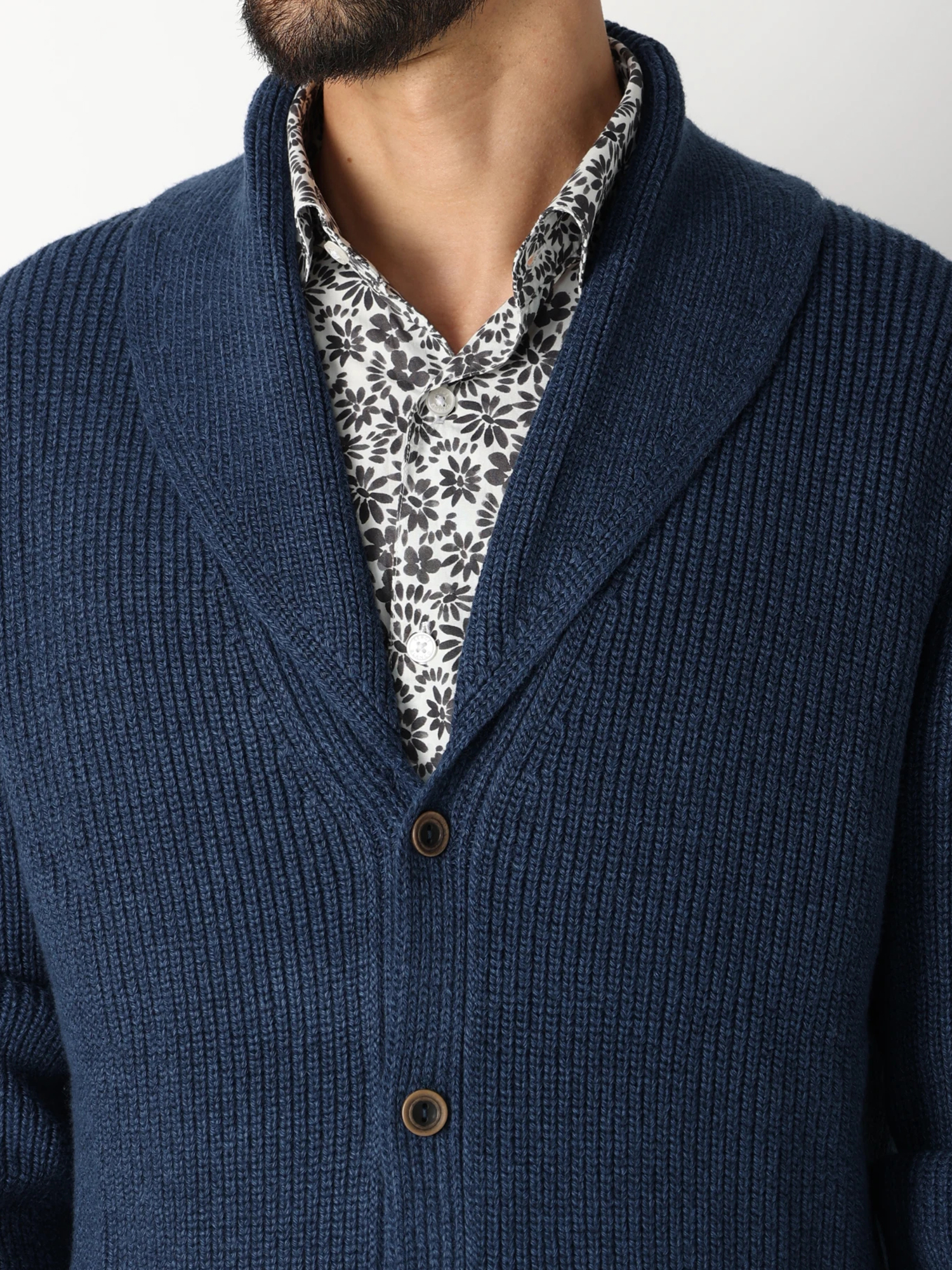 SERGE BLANCO（セルジュブランコ）｜カーディガン｜ショールカラー