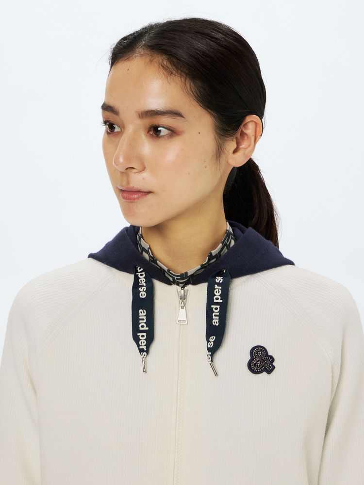 公式・アウトレット】ニット防風ブルゾン（レディース）｜アンパスィ