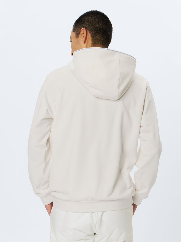 公式】＆GOLF バックグリッドフリース プルパーカ（メンズ