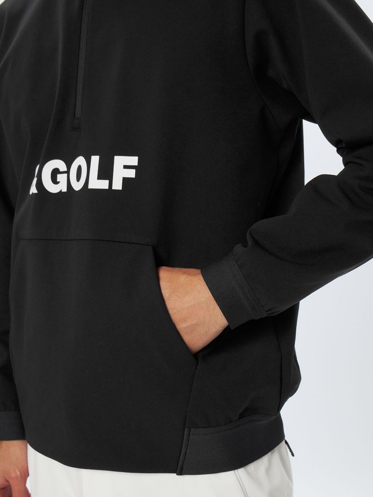 公式】＆GOLF エアリーフレンチテリー ハーフジップシャツ（ユニ
