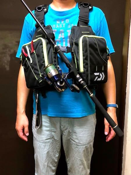はじめての釣り用ライフジャケットにDaiwa ライトフロートゲームベスト