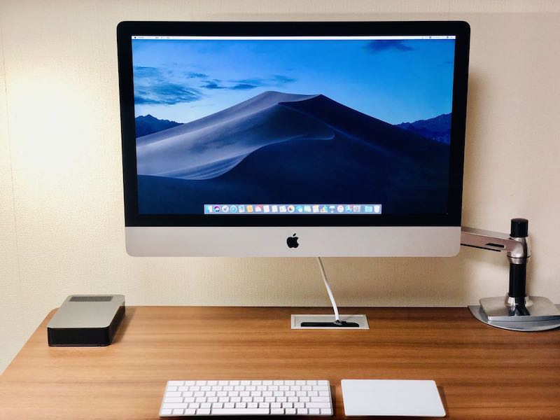iMac27ディスプレイにアームがつけられるVESAマウントモデルにした理由