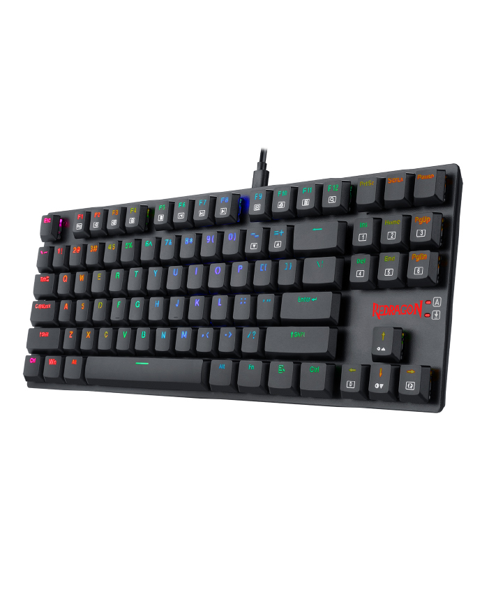 REDRAGON ゲーミングキーボード 英語 テンキーレス ロープロファイル