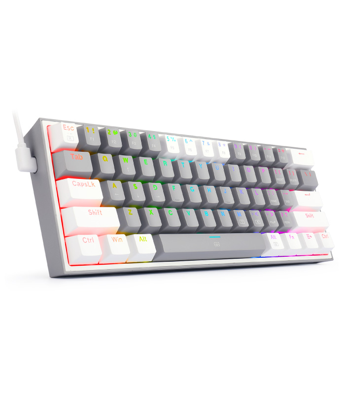 REDRAGON ゲーミングキーボード 英語コンパクト 赤軸 メカニカル 61KEY