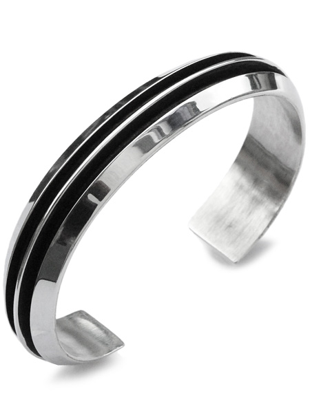 インディアン・ジュエリー INDIAN JEWELRY | TOM HAWK / 3 line Bangle