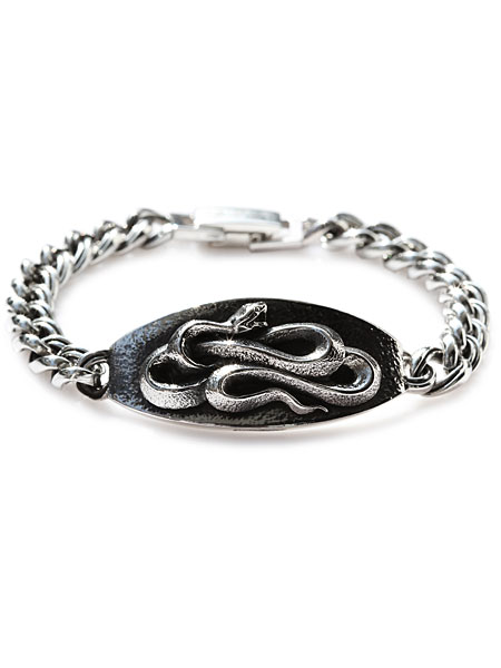 ピーナッツカンパニー PEANUTS&CO. | SNAKE PLATE BRACELET SILVER