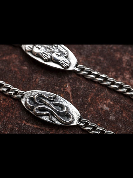 ピーナッツカンパニー PEANUTS&CO. | SNAKE PLATE BRACELET SILVER