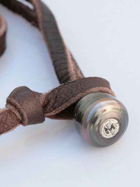 エム・コーエン M.Cohen | 6レイヤー ブラックパール ブレスレット