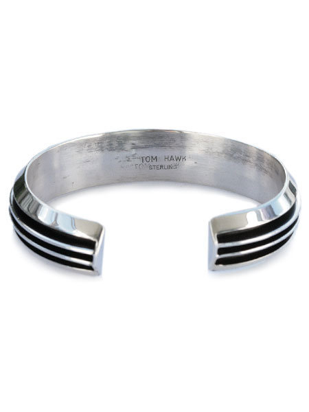 インディアン・ジュエリー INDIAN JEWELRY | TOM HAWK / 3 line Bangle