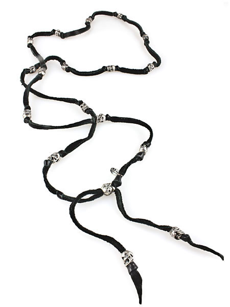 エム・コーエン M.Cohen | レザー & スカルネックレス [B-10011-S