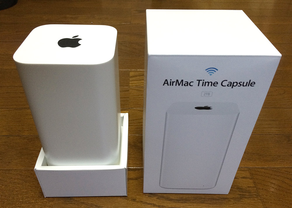 今更ながら縦長のAirMac Time Capsuleを購入して設定してみた！ - IT