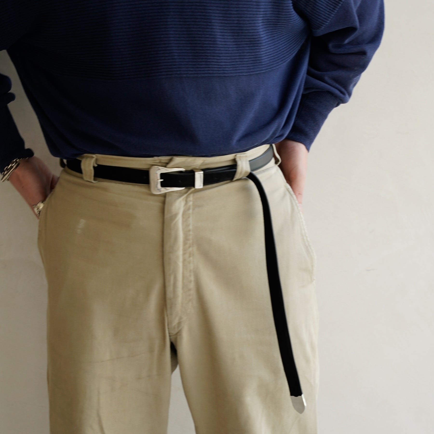 Metal by The Letters SLIM WESTERN BELT / STNB｜スリム ウエスタン