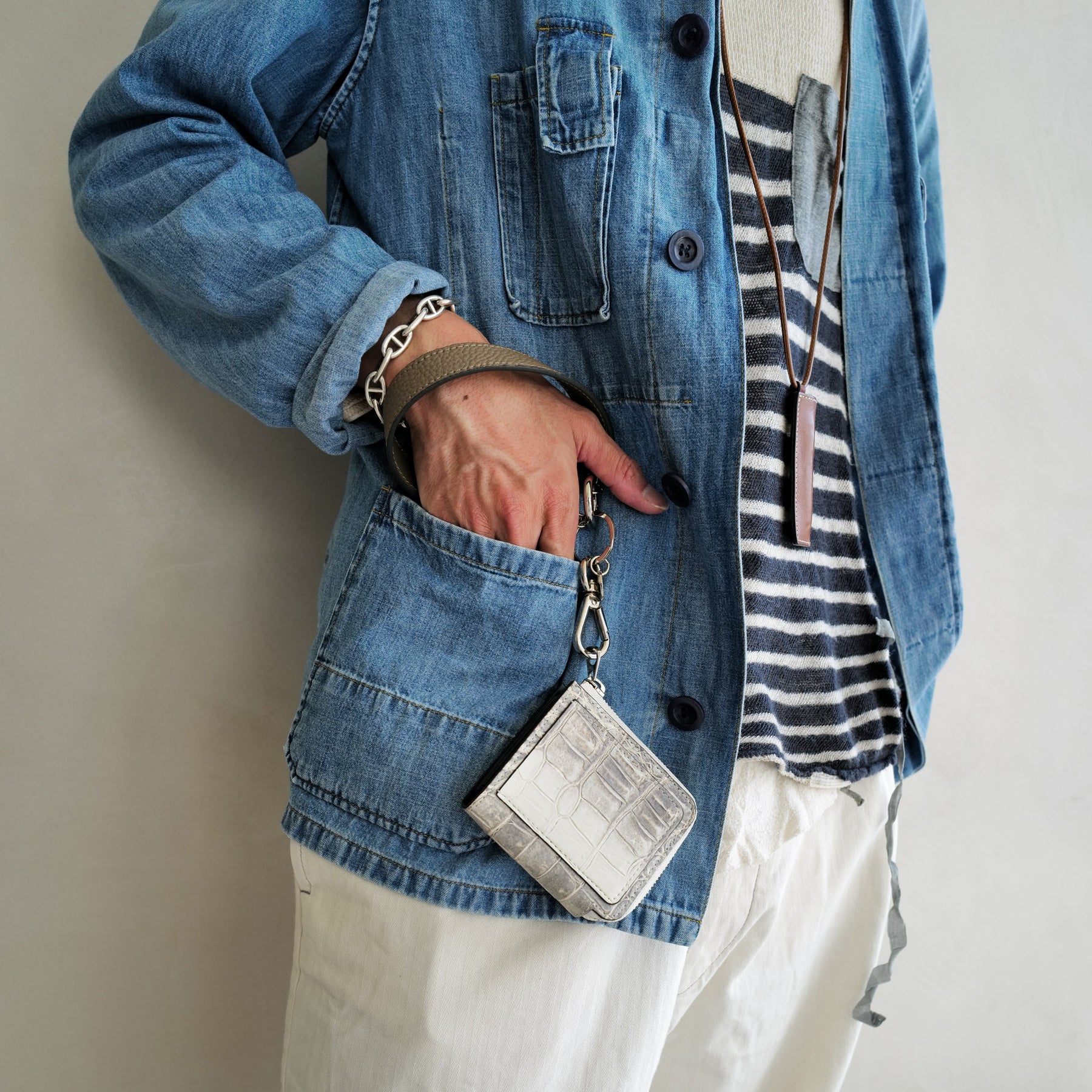 HERRIE WRIST STRAP / DIPLO FJORD｜ペリンガー社製シュランケンカーフ