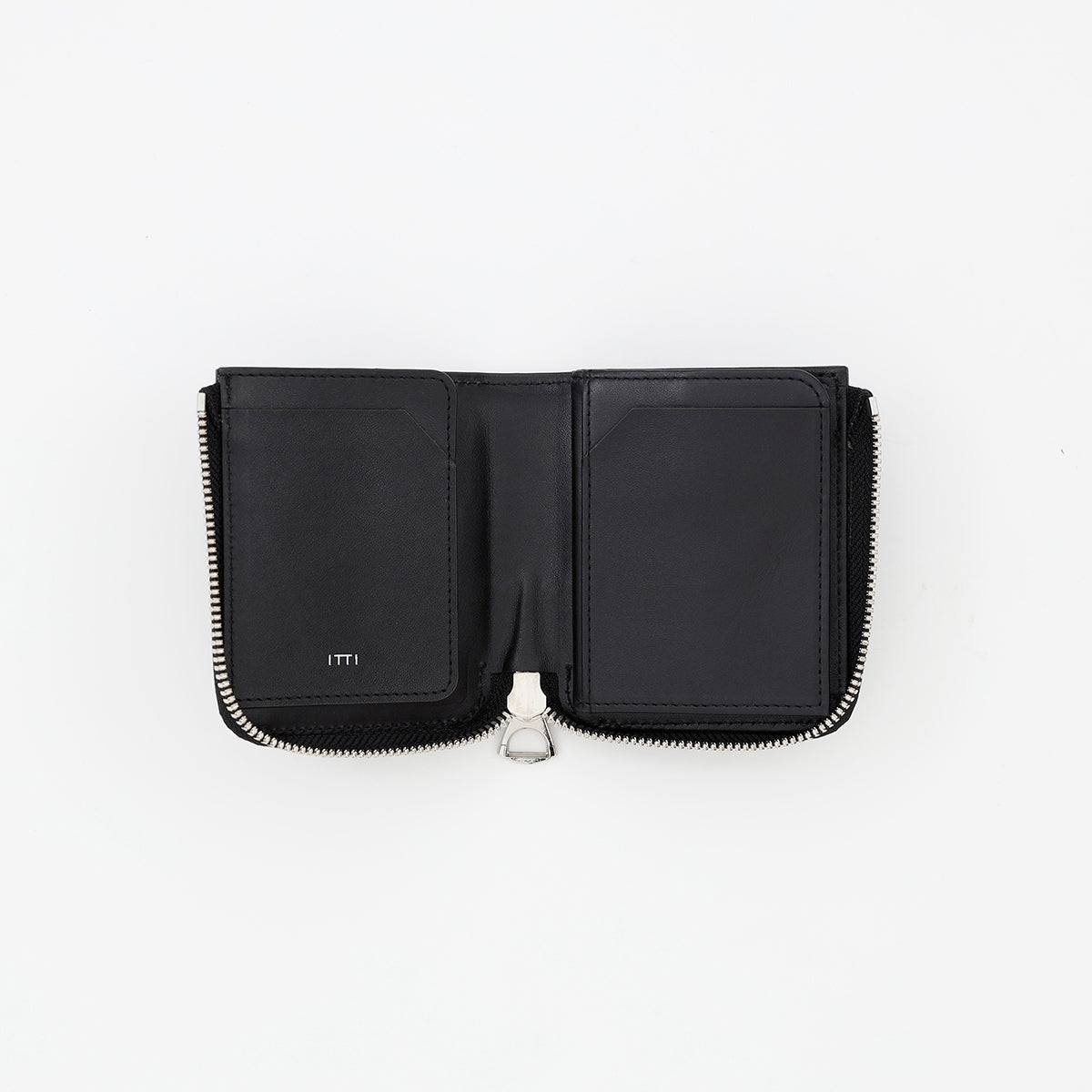 藍桟革 漆レザー 本革ミニ財布｜CRISTY VERY COMPACT WLT .5 / AIZAN