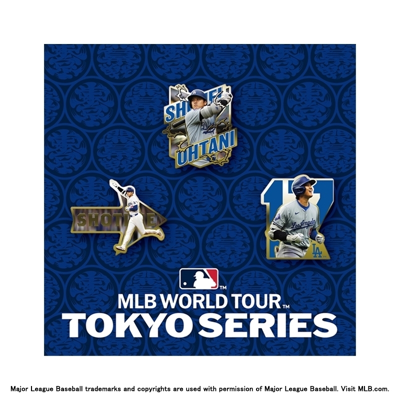 MLBワールドツアー東京シリーズ2025 大谷翔平 ピンズセット: スクール