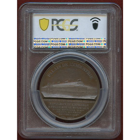 JCC | ジャパンコインキャビネット / フランス 1855年 銅メダル パリ