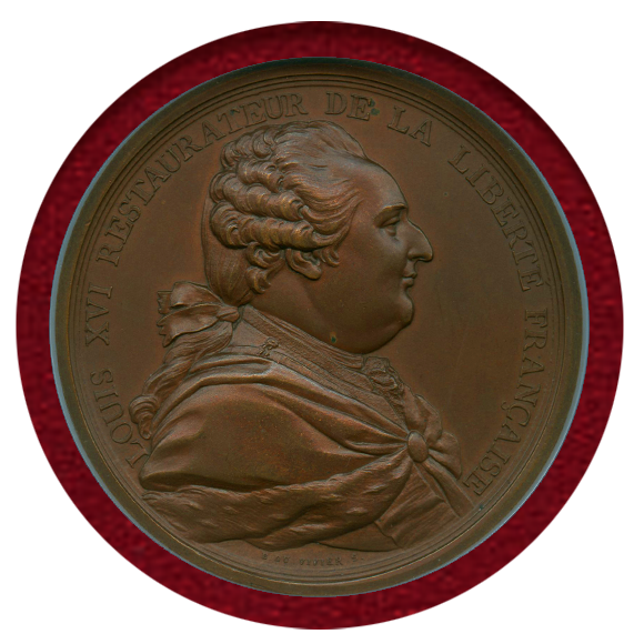 JCC | ジャパンコインキャビネット / フランス 1789 銅メダル ルイ16世