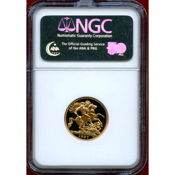 JCC | ジャパンコインキャビネット / イギリス 1987年 ソブリン 金貨