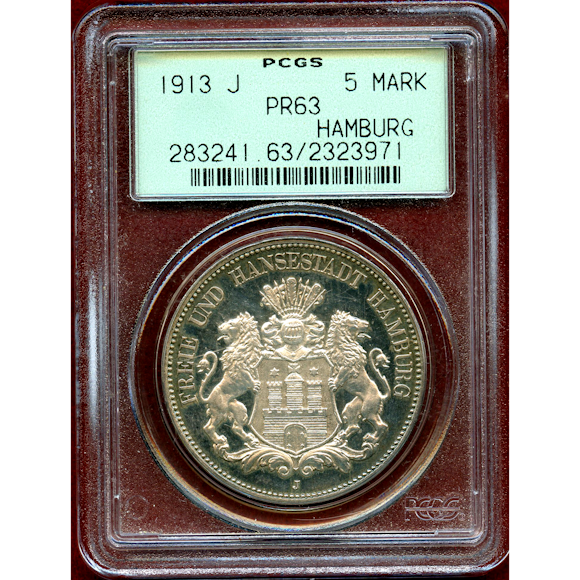 JCC | ジャパンコインキャビネット / 【SOLD】ドイツ ハンブルク 1913J