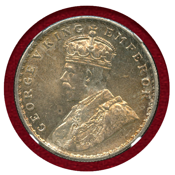 JCC | ジャパンコインキャビネット / インド 1919年 ルピー 銀貨