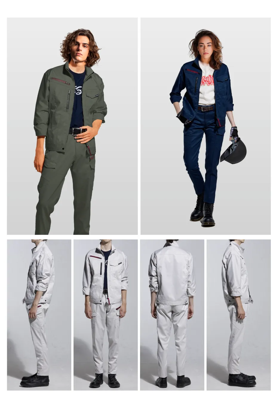 Z-DRAGON】73200 エコ製品制電ストレッチジャンパー[2024年秋冬]※SLIM