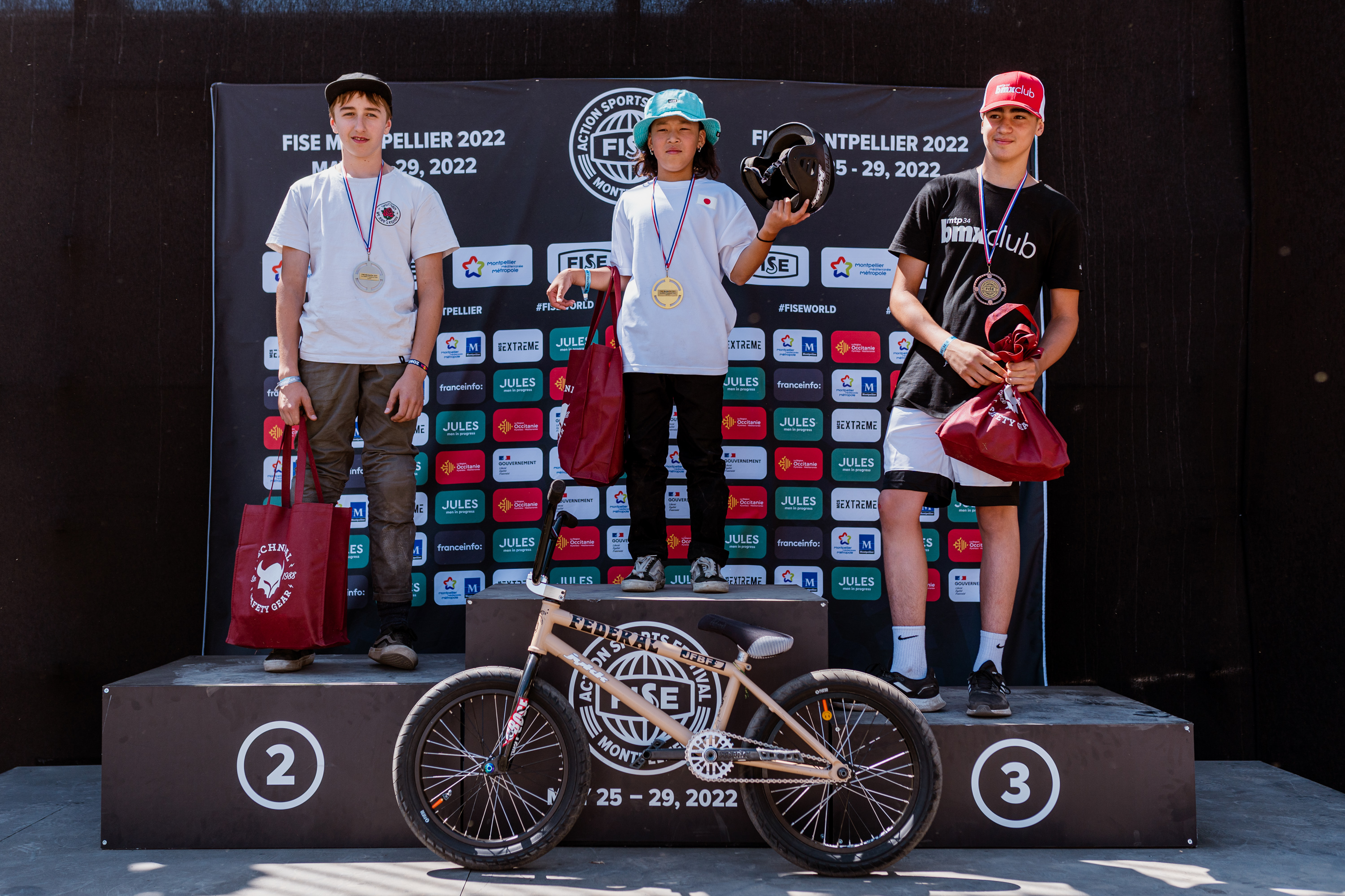FISE Montpellier BMXフリースタイル 松本翔海 ジュニア男子 初優勝