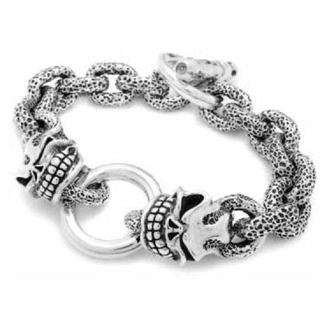 スターリンギア テクスチャーリンクブレスレット w/2ホットヘッド