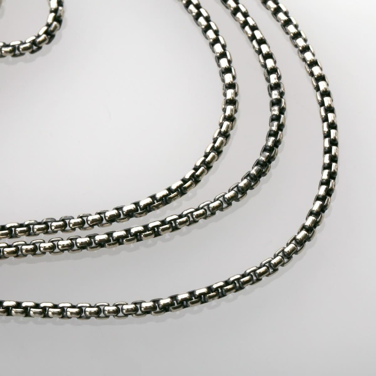 ロンワンズ MF フック S 1.8mm ラウンド ベネチアン ボックス チェーン