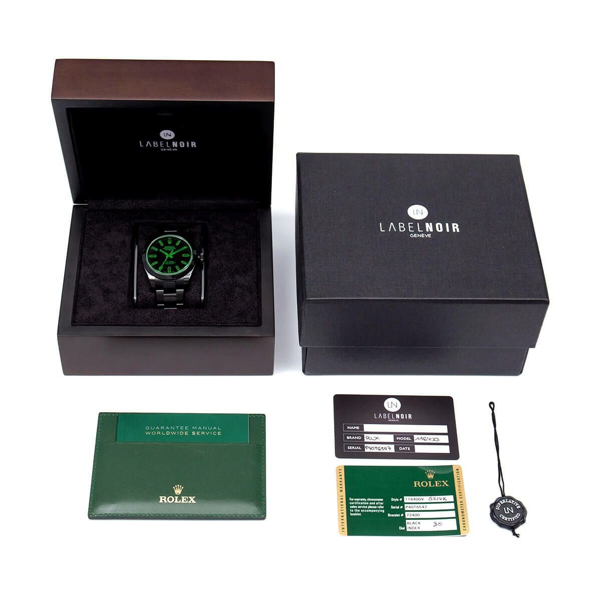 ロレックス カスタム】Label Noir - LN022C - RM - 116400 ROLEX