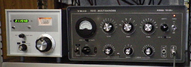 真空管式アマチュア無線機の運用（JA5SNJ）