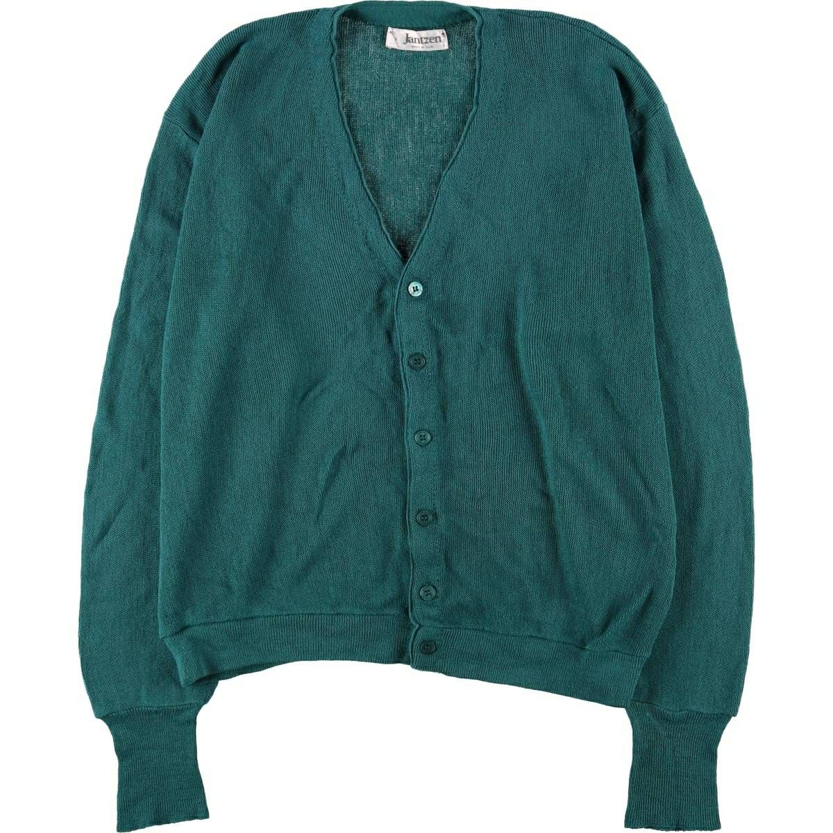 古着 90年代 ジャンセン Jantzen ニットカーディガン USA製 メンズL