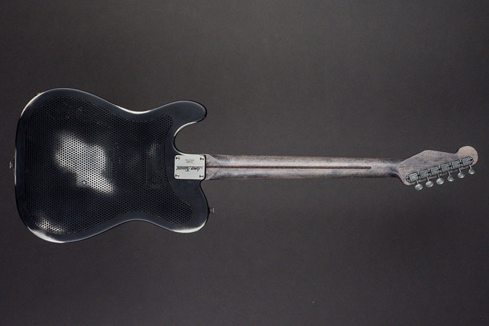 15023 Black on Cream Paisley Deluxe SteelCaster with B16 Bigsby