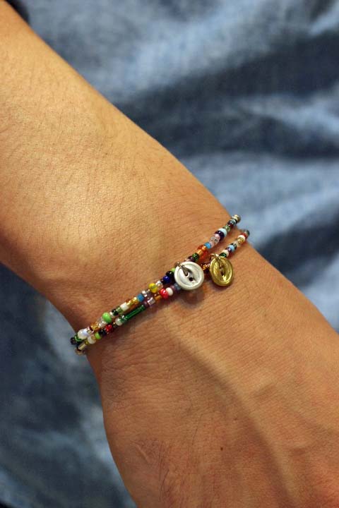 Button Works」 Beads Bracelet ボタンワークス ビーズブレスレット