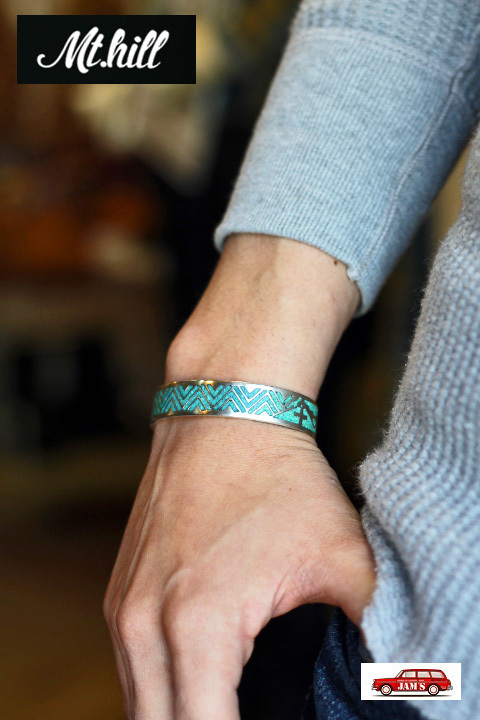 Mt.hill」 Thunder Bolt TQ Chip Inlay Cuff マウントヒル チップ