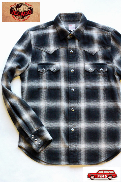 JELADO」 Western Shirts ジェラード オンブレチェック コットン