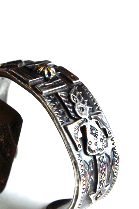 Mt.hill」 マウントヒル スワスティカ バングル K18付 [mh14bl02]