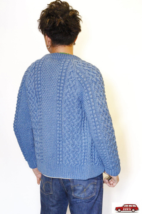 INVERALLAN」 4A CREW NECK CARDIGAN インバーアラン クルーネック