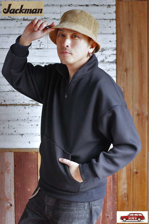 Jackman」Sweat Half Zip ジャックマン スウェット ハーフジップ
