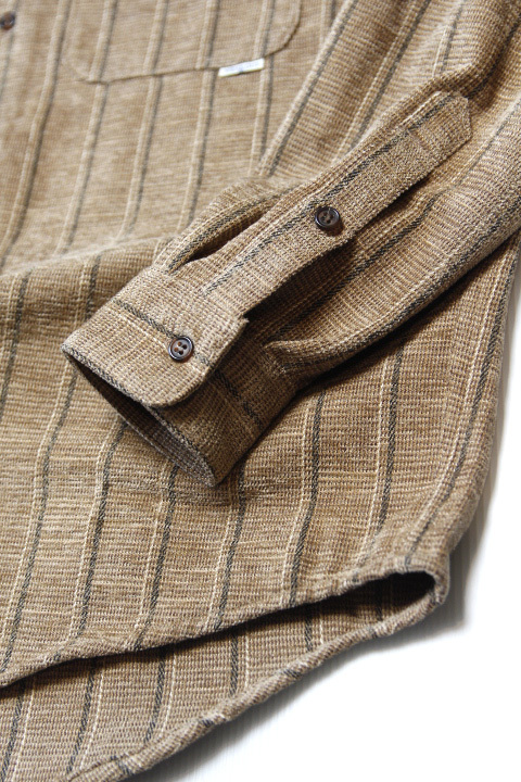 Sugar & Co.」Moleskin Stripe Drop Shirt シュガーアンドカンパニー